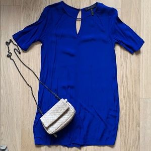 BCBGMaxazria Royal Blue Rosetta Dress
